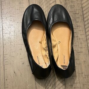 Time and Tru Black Ballet Flats